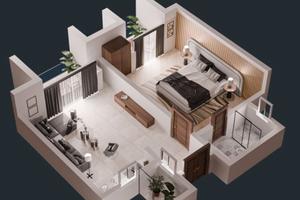 Grazioso bilocale con balconi a varese