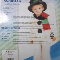 Costume omino di neve, snowman