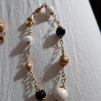Gioielli in argento bagno oro Collane e orecchini 