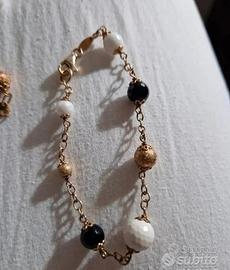 Gioielli in argento bagno oro Collane e orecchini 