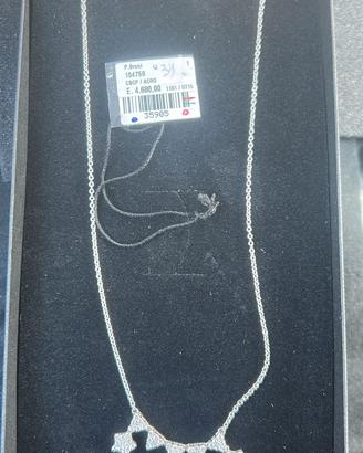 Collana oro bianco 18kt