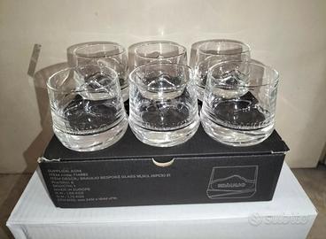 24 Bicchieri Liquore Amaro Alpino Braulio Nuovi