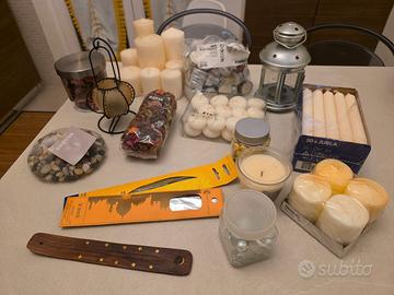 Candele incensi ed accessori vari