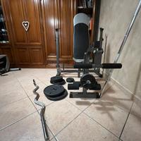 Panca multifunzione + pesi