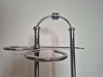 Piantana bagno DESIGN cinque funzioni, acciaio