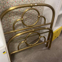 Letto singolo in ferro battuto usato S 4037