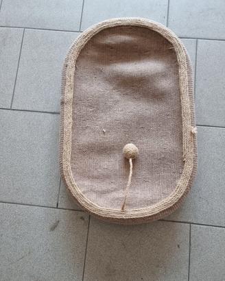 tiragraffi per gatti a forma di tappeto/tappetino 