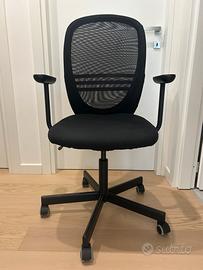 Sedia da ufficio nera