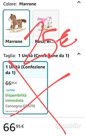 Cavallo a Dondolo Giocattolo con Suoni