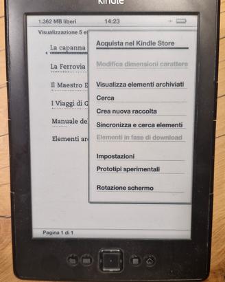 Kindle 4ª generazione,  modello base
