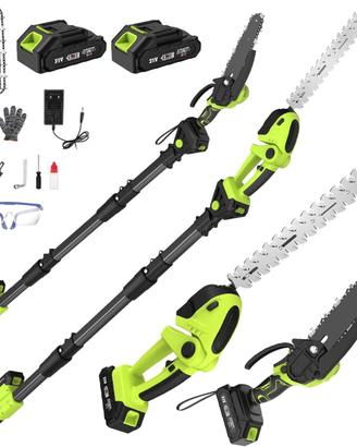 Kit potatura 4 in 1 nuovo – Motosega e tagliasiepi