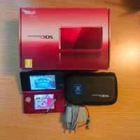 Nintendo 3ds console con scatola,caricatore e cust