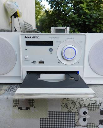 STEREO MAJESTIC FUNZIONANTE CD - RADIO - USB