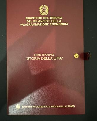 Cofanetto “storia della lira” argento zecca roma
