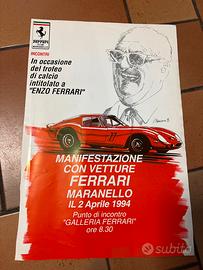 Locandina  manifestazione Ferrari 1994