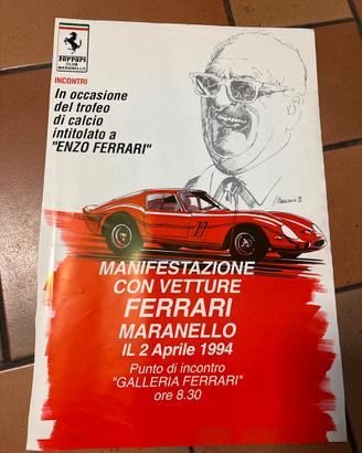 Locandina  manifestazione Ferrari 1994