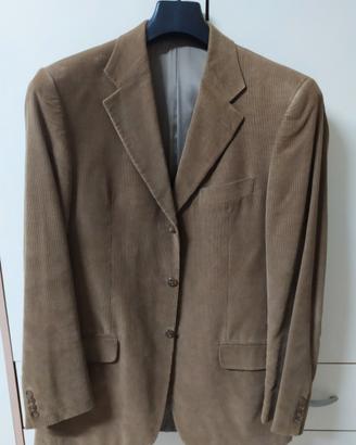 Giacca in velluto a coste beige