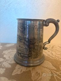 Boccale da birra in peltro