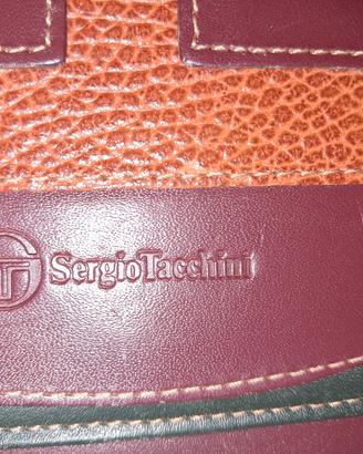 Portafoglio vintage Sergio Tacchini in pelle 