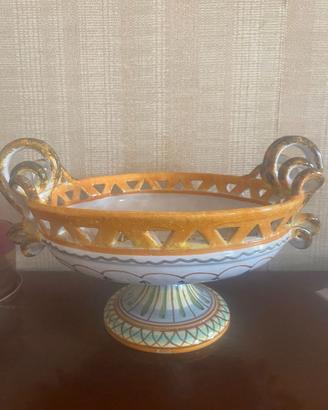 Alzata Traforata Catini (Ceramica di Castelli)
