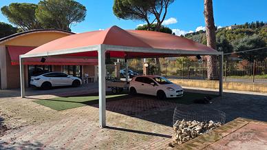 Gazebo 10 x 10 smontabile pvc 650gr