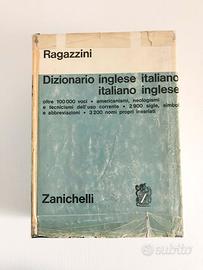 Dizionario vintage inglese italiano Ragazzini Zani