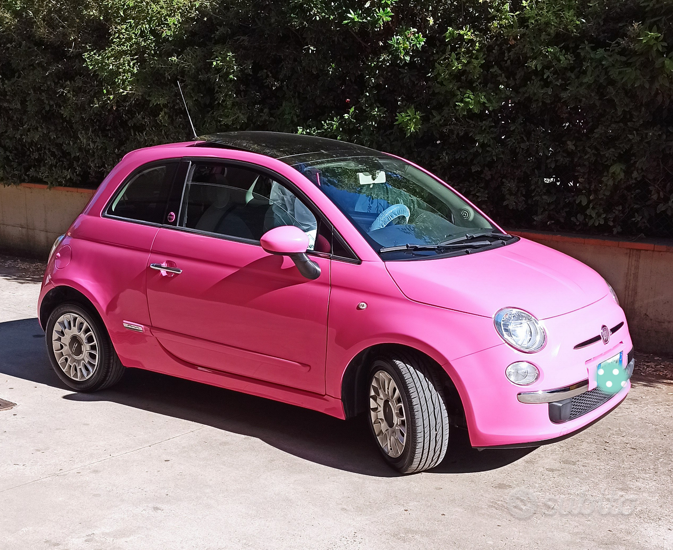 Auto usata FIAT 500 1.2 Rosa - Pink Barbie - Limited Edition del 2009 - GM  Auto, Catania