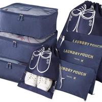 Organizer da viaggio salvaspazio, set 4 pezzi, Blu