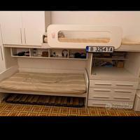 Letto a castello con armadio