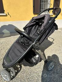 Passeggino baby jogger 3 ruote con accessori