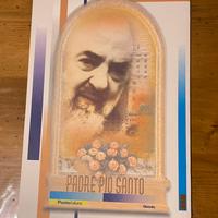 Folder Padre Pio Lamina oro