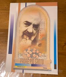 Folder Padre Pio Lamina oro