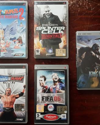 4 videogiochi per PSP + film