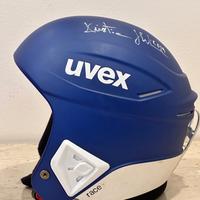 Casco Sci Ragazzo Uvex Race+ Autografato Ghedina