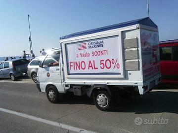 Piaggio porter uso pubblicitario