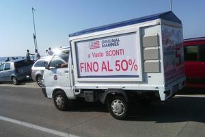 Piaggio porter uso pubblicitario