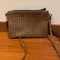 Borsa tracolla donna eco-pelle intrecciata