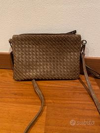 Borsa tracolla donna eco-pelle intrecciata