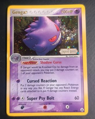 Pokémon Gengar 5/92 EX Legend Maker Holo 