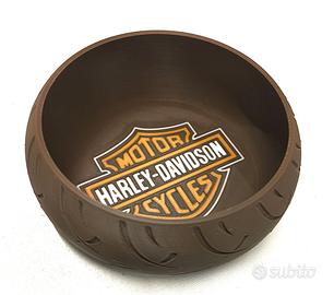 Svuotatasche Harley Davidson Stampa3D Ø12cm Marro'