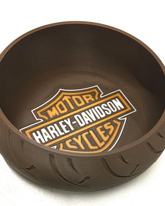 Svuotatasche Harley Davidson Stampa3D Ø12cm Marro'