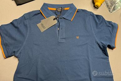 Polo Liu-Jo blue e arancio Nuova
