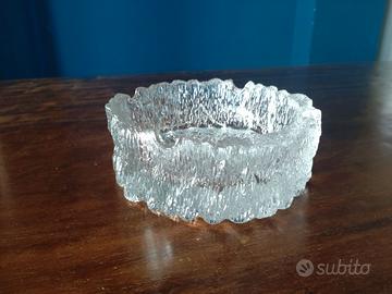 Posacenere in vetro Iittala Tapio Wirkkala serie S