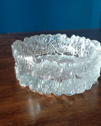 Posacenere in vetro Iittala Tapio Wirkkala serie S