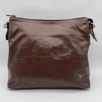 BORSA DONNA PRADA HOBO MARRONE PELLE