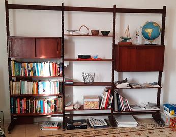 Librerie in teak in stile scandinavo anni '70