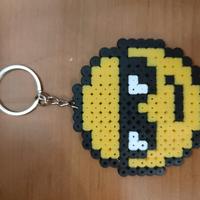 portachiavi a forma di smile in pyssla😎