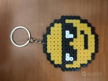 portachiavi a forma di smile in pyssla😎