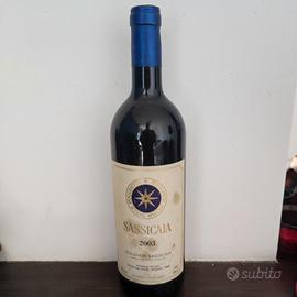 Vino Sassicaia Bolgheri 2003