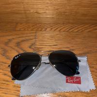 Ray-Ban Aviator Silver con lenti polarizzate